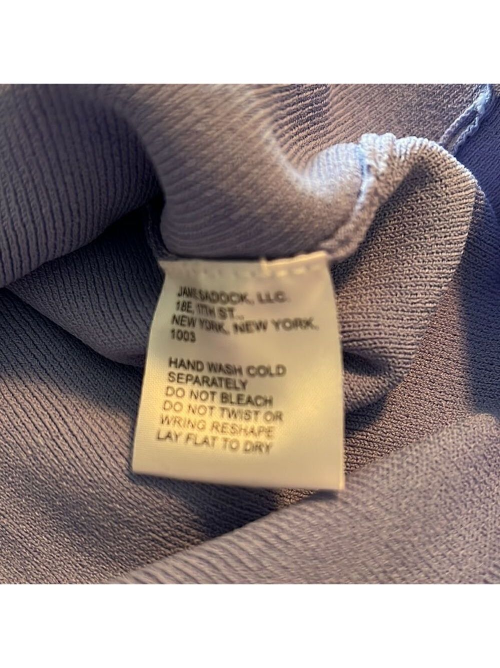 JAMIE SADOCK blue periwinkle golf jacket. Gray trim with silver - Picture 4 of 10